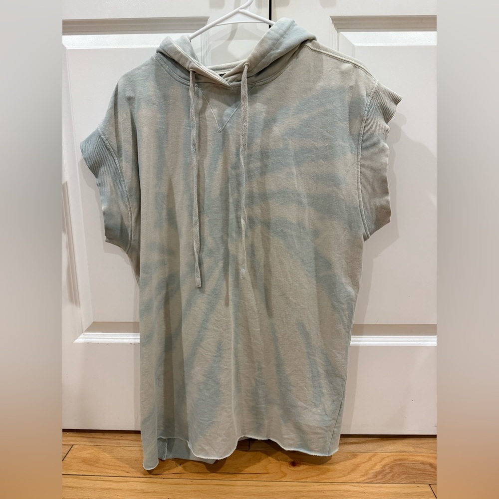 Zara tie dye hoodie mini dress
